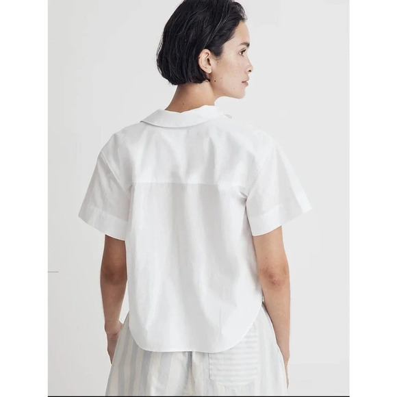 Madewell Y-Neck Button up Shirt, NWT, Size Small - Picture 3 of 8